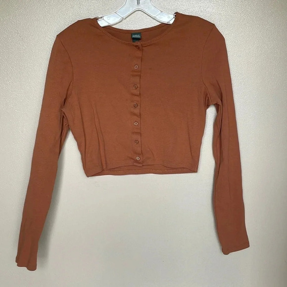 Wild Fable Brown Cardigan Size Large - Picture 1 of 5